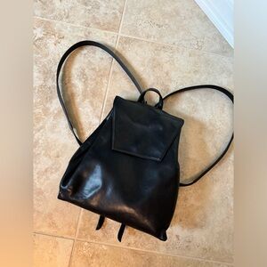 Black Vintage mini backpack from France